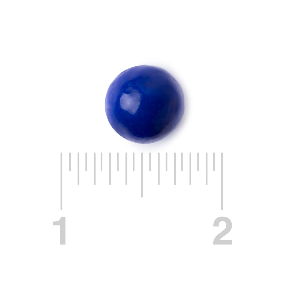 Royal Blue Gumballs Blue Raspberry Flavored 1in