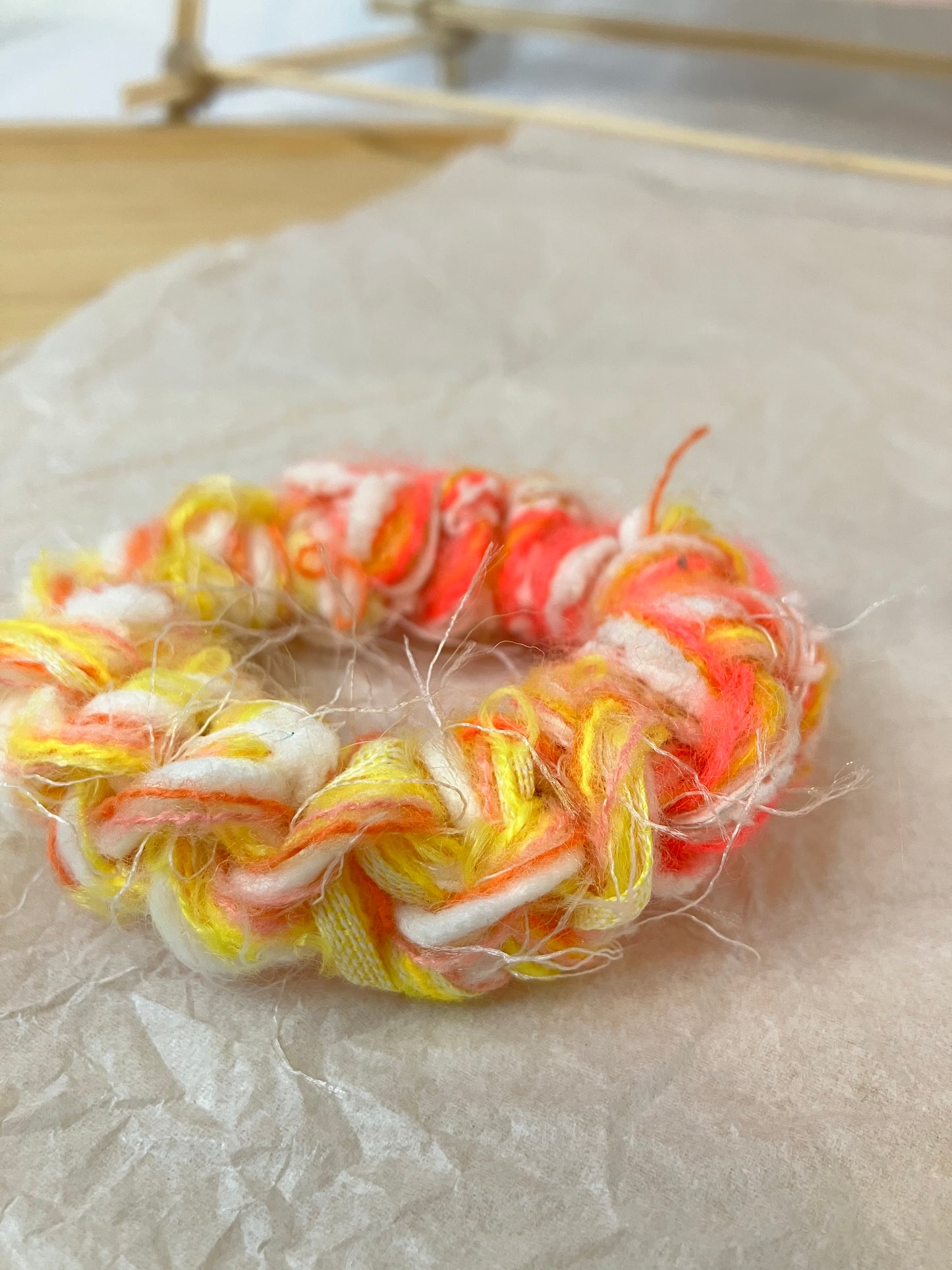 Peach Ring Crochet Scrunchies 🍑