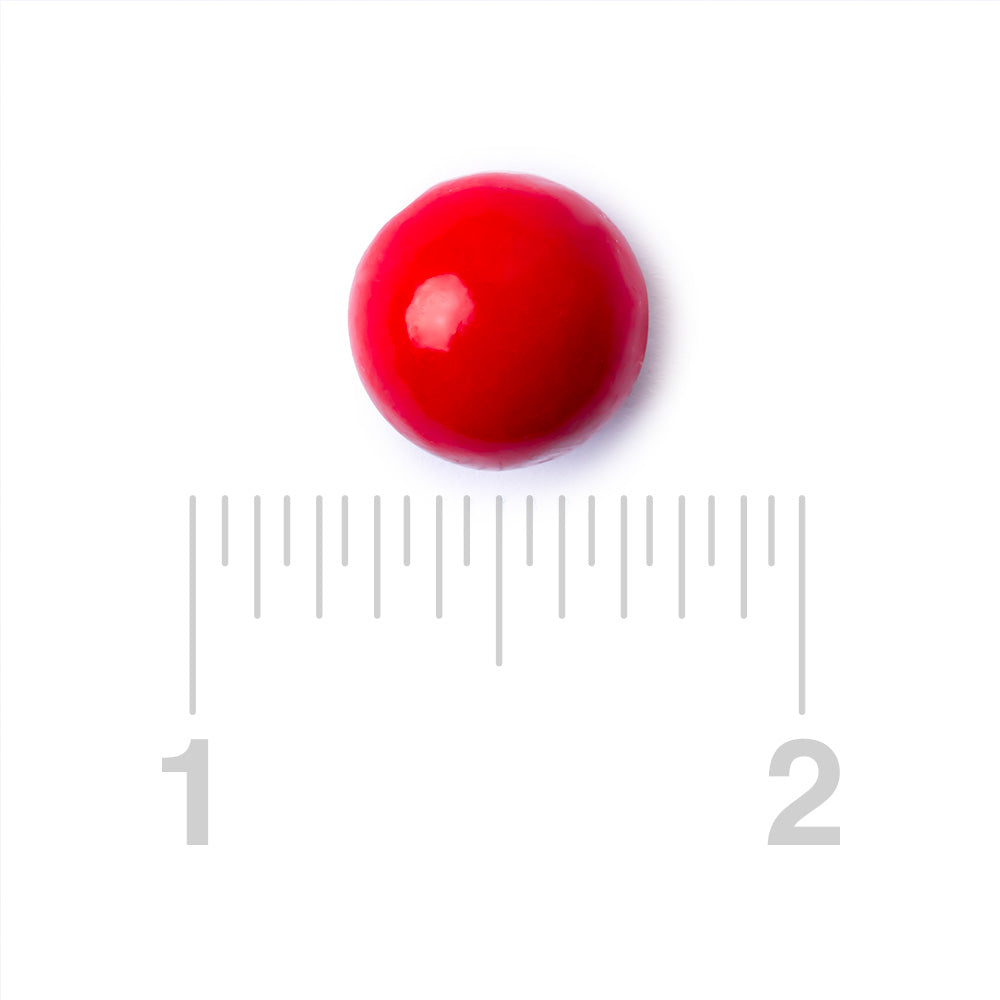 Red Gumballs Cherry Flavored 1in