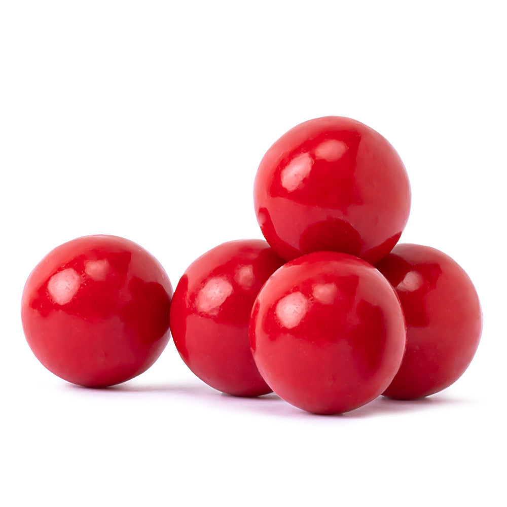 Red Gumballs Cherry Flavored 1in