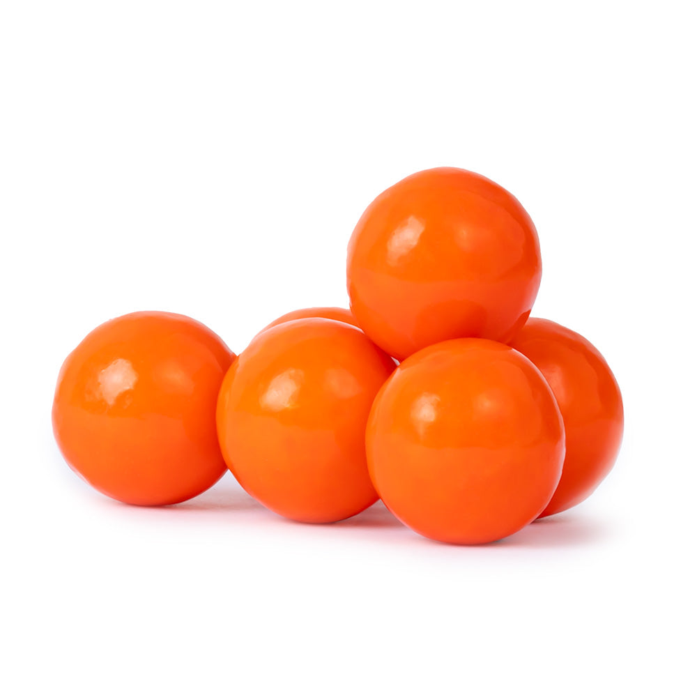 Orange Gumballs Orange Flavored 1in