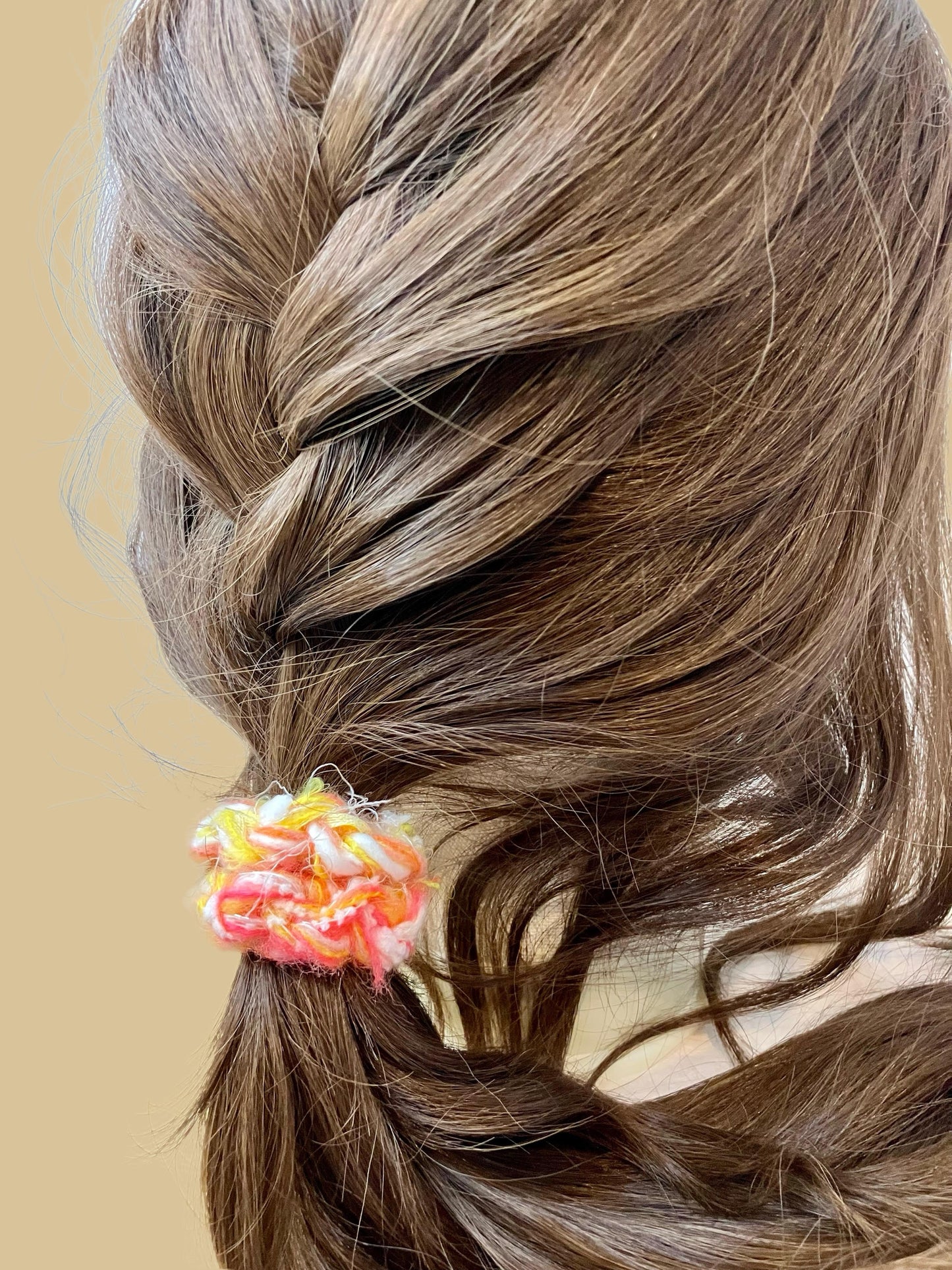 Peach Ring Crochet Scrunchies 🍑