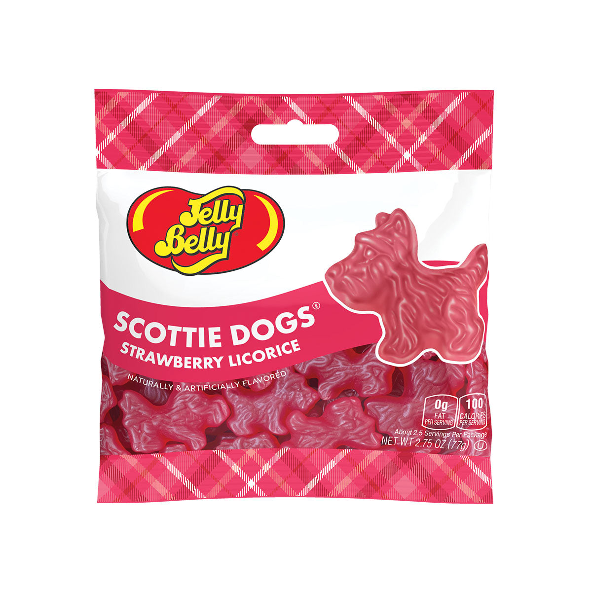 Scottie Dogs Strawberry Licorice 2.75 oz Bag