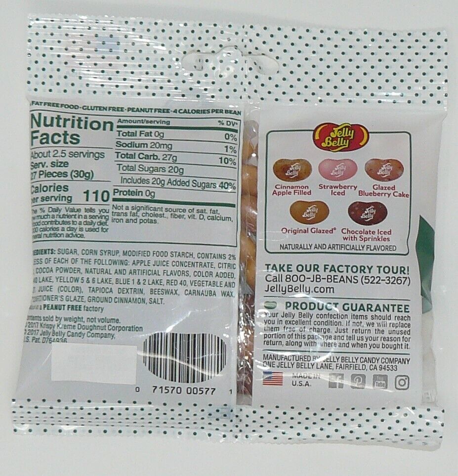 Krispy KremeĀ® Doughnuts Jelly Beans Mix Bag 2.8 oz