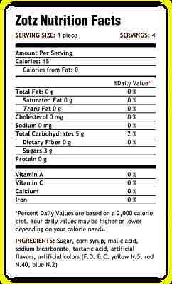 Zotz Assorted Hard Candy