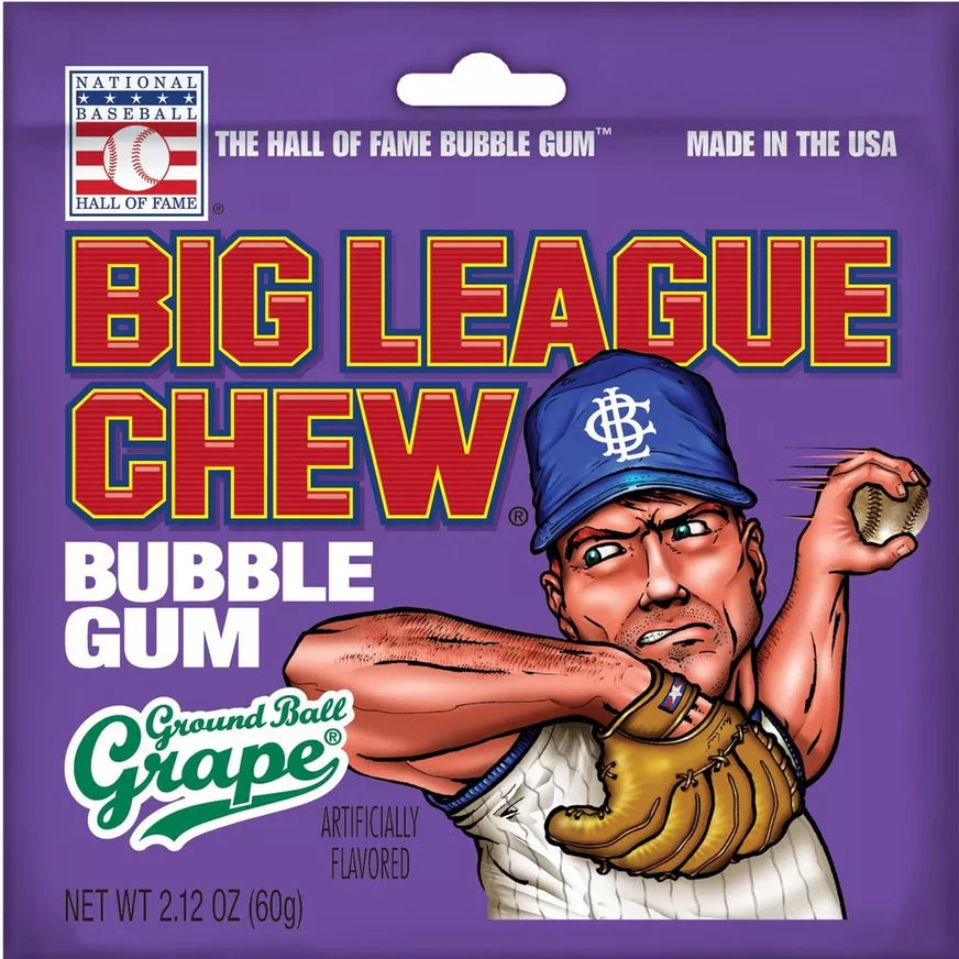 Big League Chew Grape Bubblegum