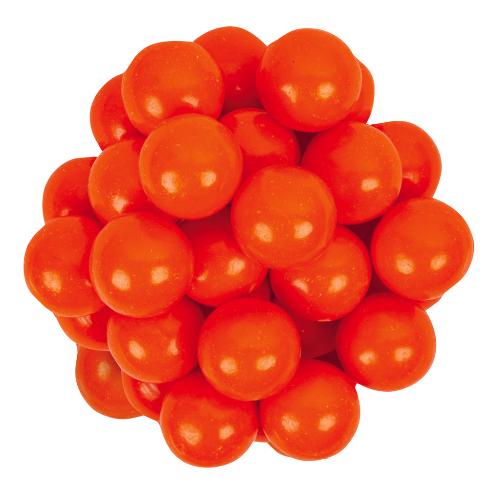 Orange Gumballs Orange Flavored 1in