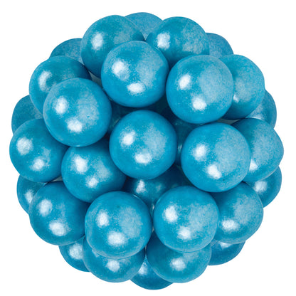 Shimmer Powder Blue Gumballs Tutti Frutti Flavored 1in
