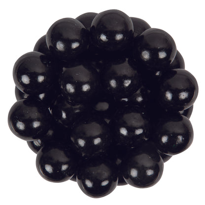 Black Gumballs Tutti Frutti Flavored 1in