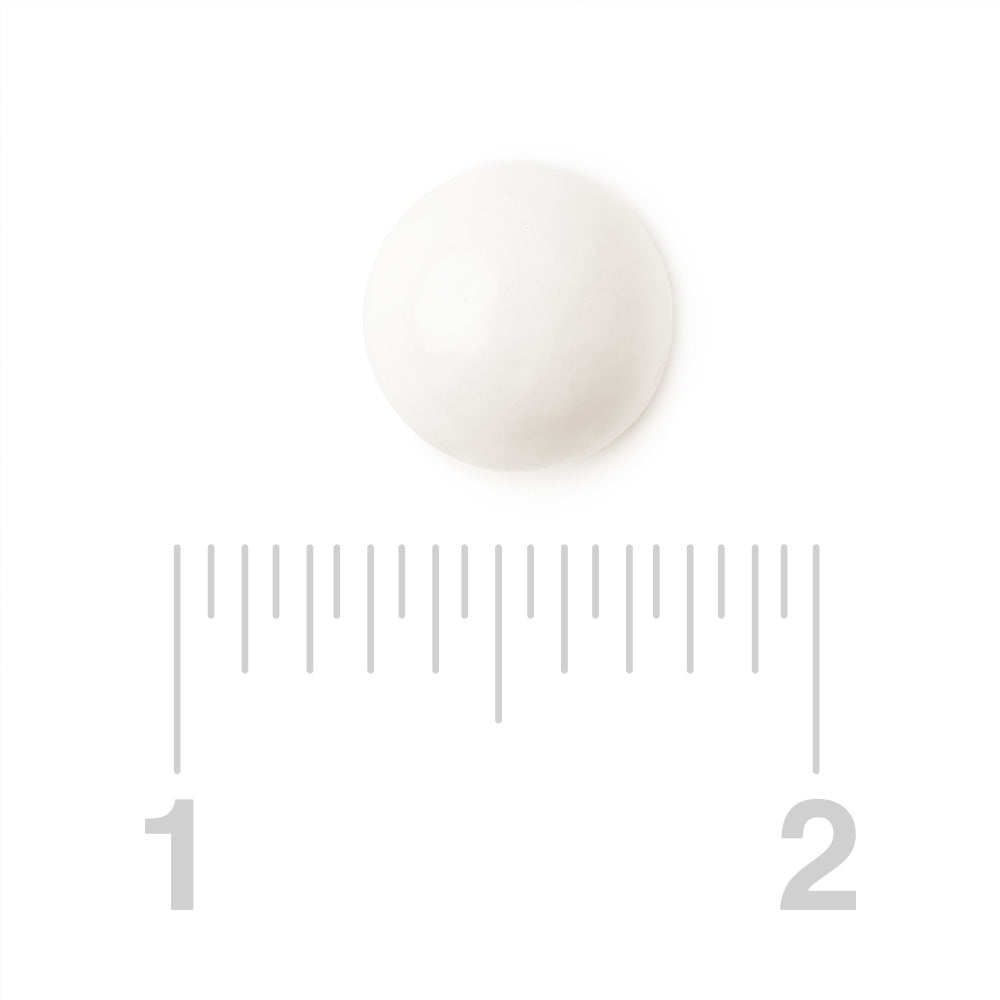 White Gumballs Tutti Frutti Flavored 1in