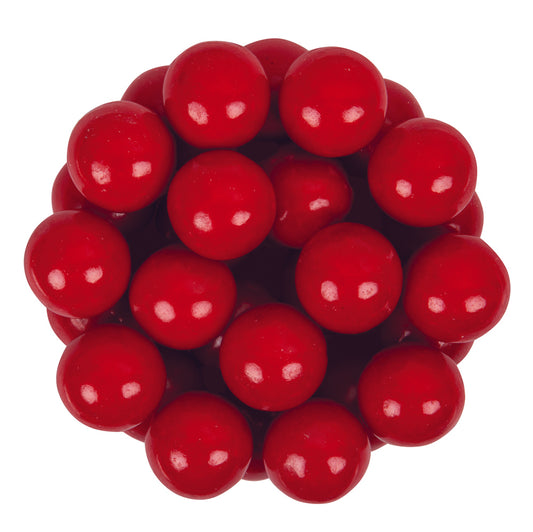 Red Gumballs Cherry Flavored 1in