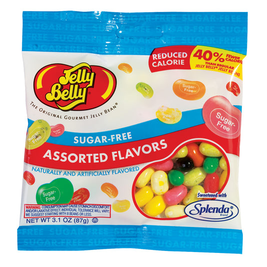 Sugar Free Assorted Jelly Beans 3.1 Oz Peg Bag
