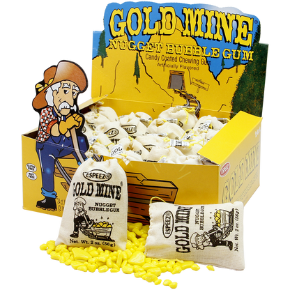 Gold Mine Gum Nuggets Pouch