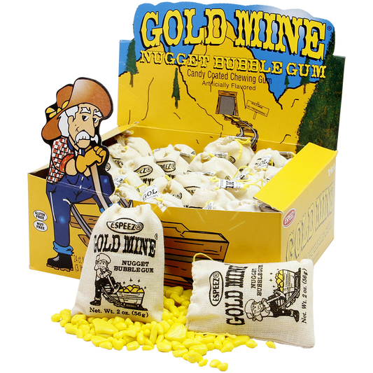 Gold Mine Gum Nuggets Pouch