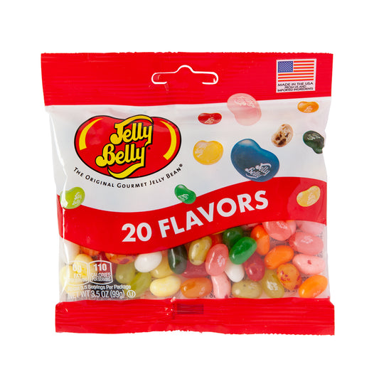 20 Assorted Jelly Bean Flavors 3.5 oz Grab & Go® Bag
