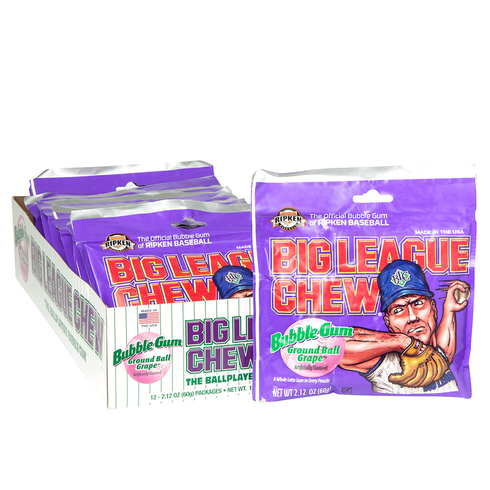 Big League Chew Grape Bubblegum