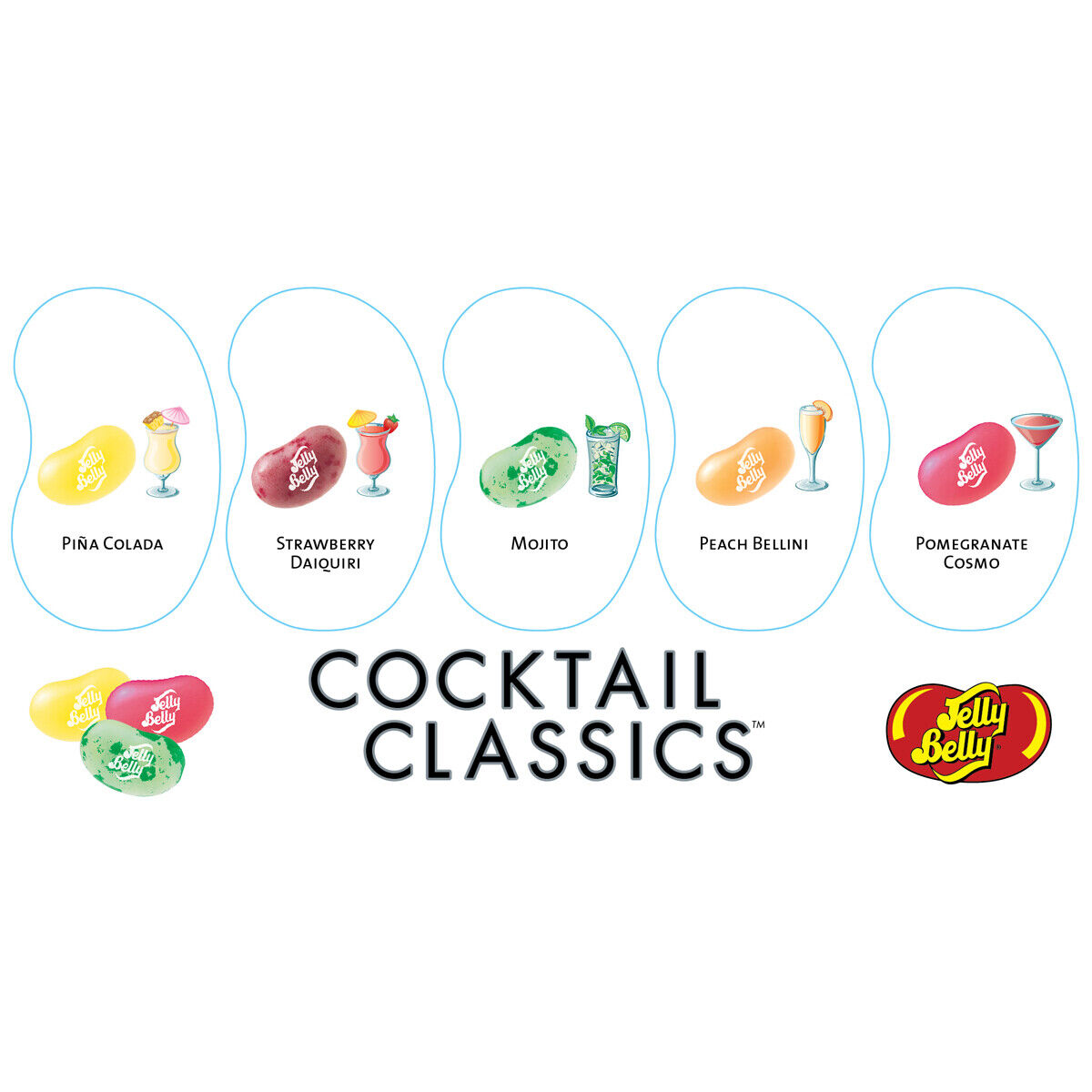 Cocktail Classics® Jelly Beans - 3.5 oz Bag