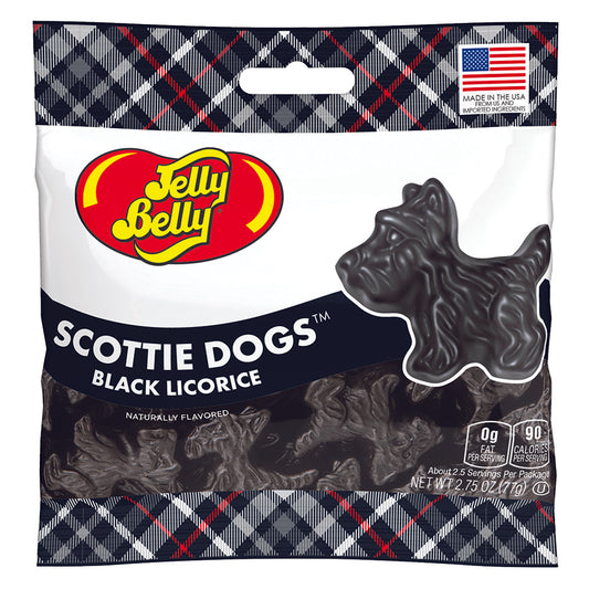Scottie Dogs Black Licorice 2.75 oz Grab & Go® Bag
